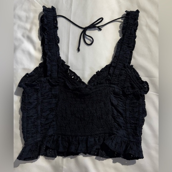 Urban Outfitters Black Lace Top - Picture 3 of 4